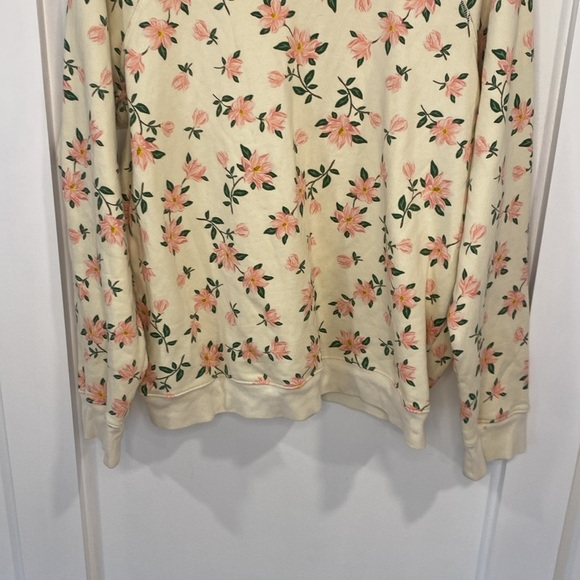 DRAPER JAMES cream floral sweatshirt - Picture 7 of 11